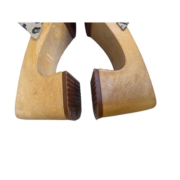 The Leather Collection Leopard Clogs | Size: 8 - Picture 8 of 11